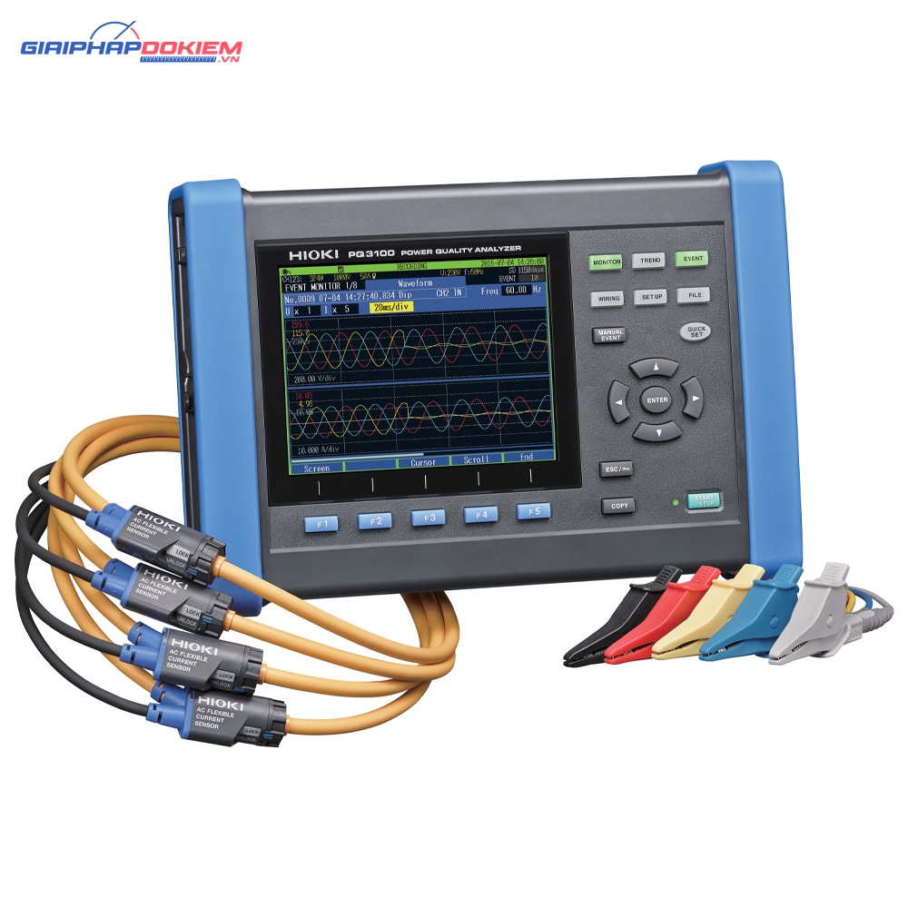 Thiết Bị Phân Tích Chất Lượng Điện Năng Hioki PQ3100-94 1 Thiết Bị Phân Tích Chất Lượng Điện Năng Hioki PQ3100-91