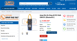 Địa chỉ bán ampe kìm đo dòng AC/DC Hioki 1 Địa chỉ bán ampe kìm đo dòng AC/DC Hioki