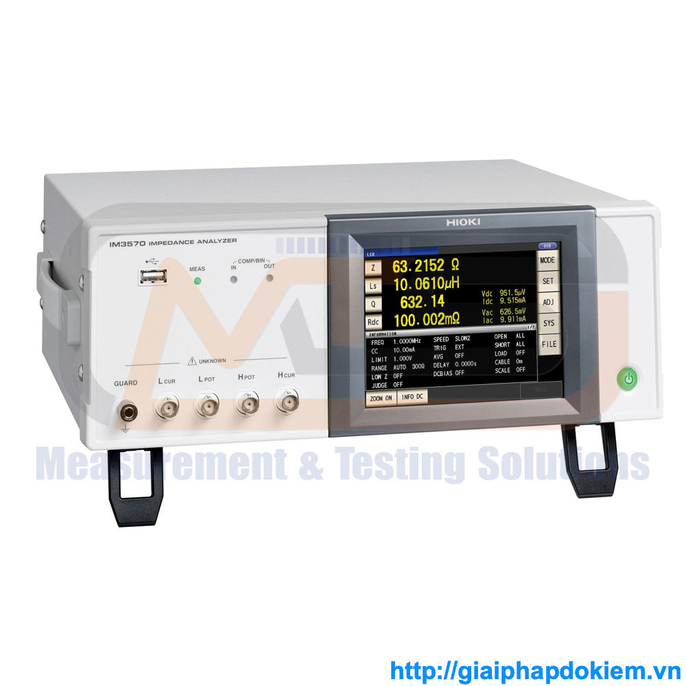 Đại lý thiết bị phân tích trở kháng Hioki IM3570 uy tín 4 Hioki IM3570