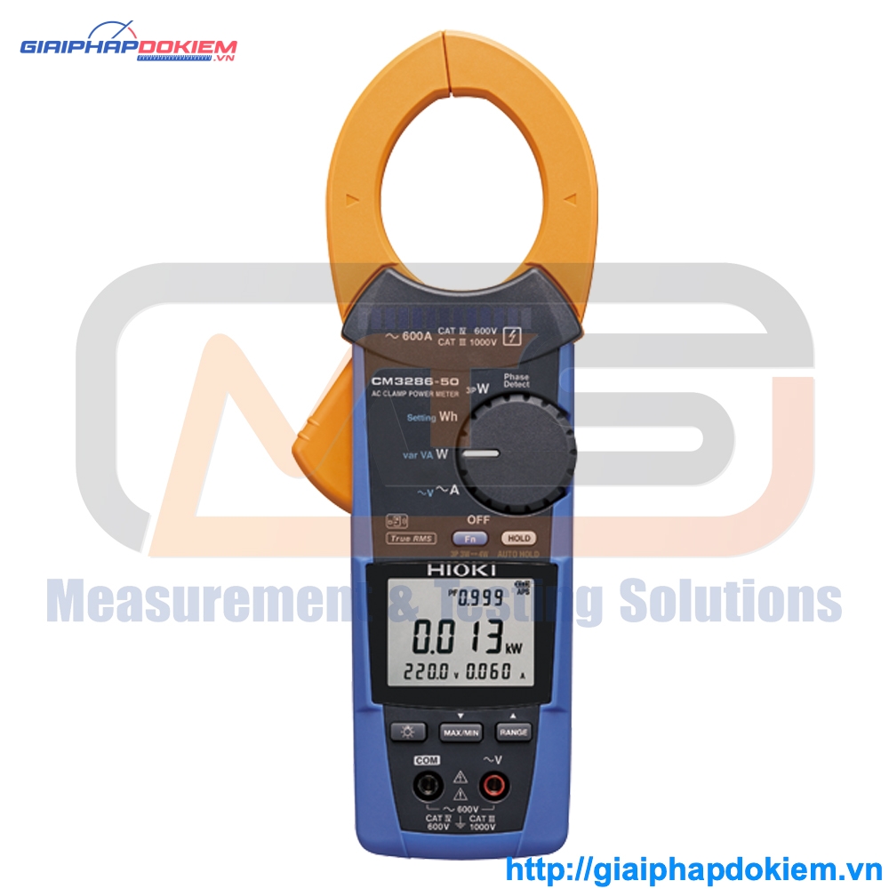Ampe Kìm Đo Công Suất Hioki CM3286-50 5 Đầu Đo Điện Áp Cao DC Hioki P2000