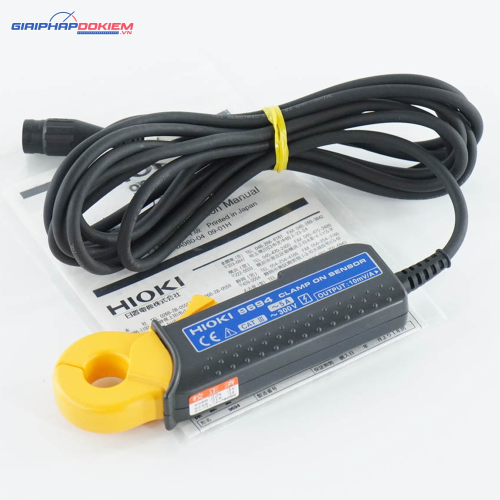 Ampe Kìm Đo Dòng AC Hioki 9694 4 Dây Đo Hioki 9615-01