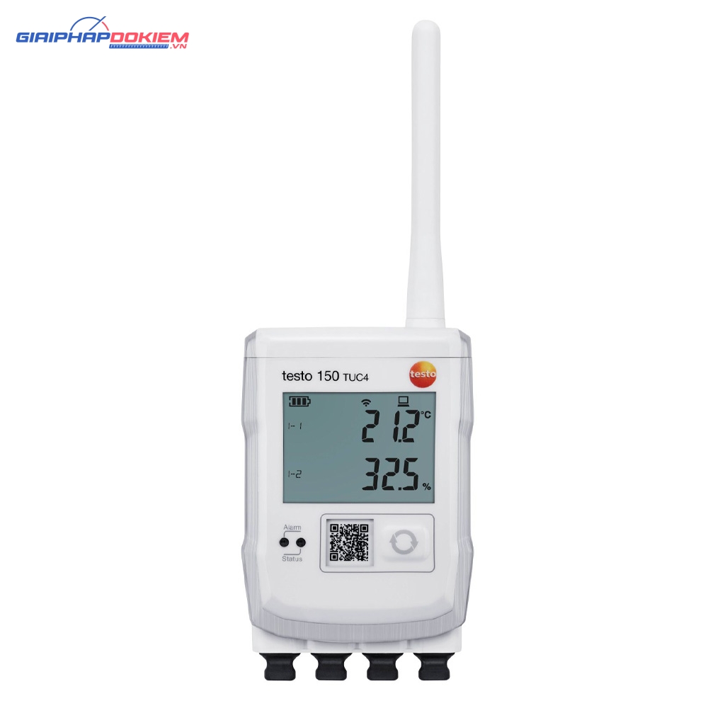 Bộ ghi dữ liệu nhiệt độ/độ ẩm testo 150 TUC4 6 Bộ ghi dữ liệu nhiệt độ/độ ẩm testo 150 TUC4