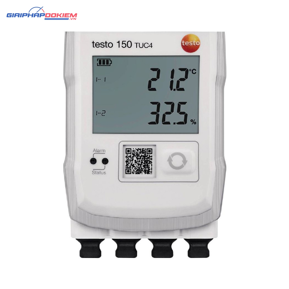 Bộ ghi dữ liệu nhiệt độ/độ ẩm testo 150 TUC4 2 Bộ ghi dữ liệu nhiệt độ/độ ẩm testo 150 TUC4