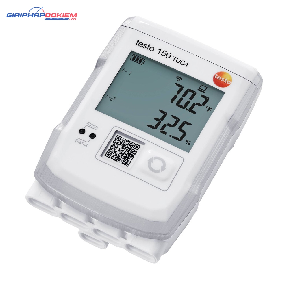 Bộ ghi dữ liệu nhiệt độ/độ ẩm testo 150 TUC4 4 Bộ ghi dữ liệu nhiệt độ/độ ẩm testo 150 TUC4