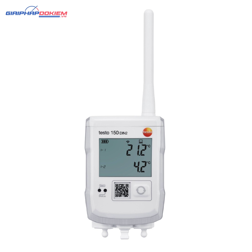 Bộ ghi dữ liệu nhiệt độ testo 150 DIN2 2 Bộ ghi dữ liệu nhiệt độ testo 150 DIN2