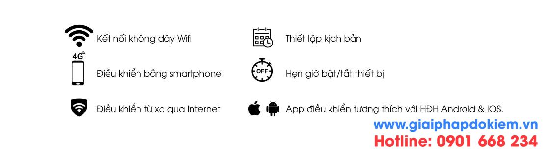 Công Tắc Thông Minh Rạng Đông CTCU.WF CN.04T Công Tắc Thông Minh Rạng Đông CTCU.WF CN.04T