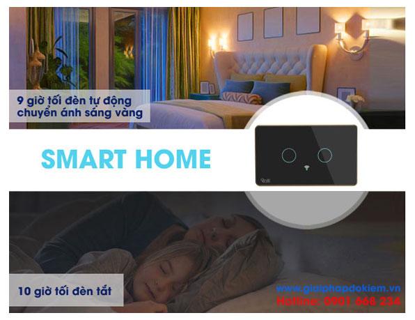 Công Tắc Thông Minh Rạng Đông CTCU.WF CN.04T 10 Công Tắc Thông Minh Rạng Đông CTCU.WF CN.04T