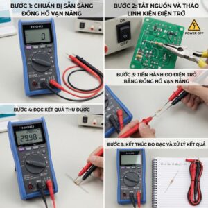 Hướng Dẫn Cách Đo Điện Trở Bằng Đồng Hồ Vạn Năng Đơn Giản Và Hiệu Quả 14 Cách đo điện trở bằng đồng hồ vạn năng