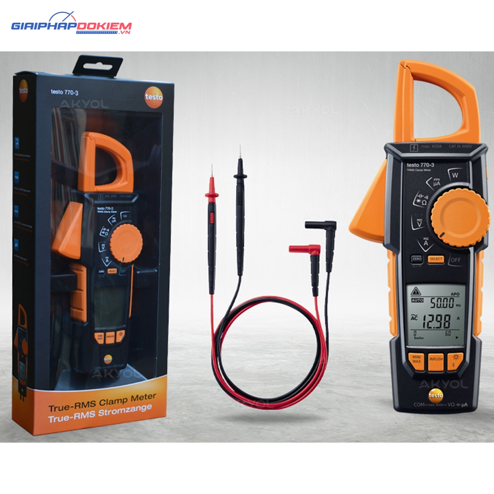 Kìm đo điện Testo 770-3 7 Kìm đo điện testo 770-3