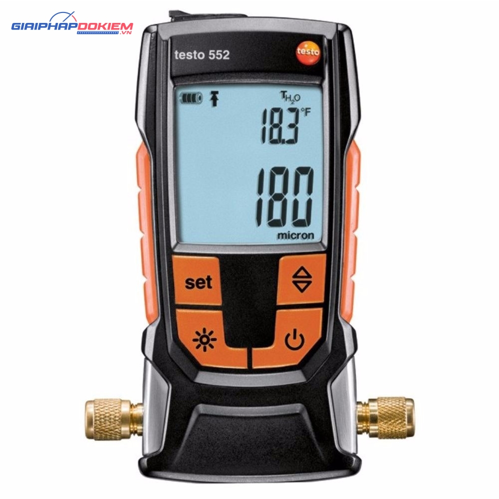 Máy đo áp suất chân không Testo 552 4 Máy đo áp suất chân không testo 552