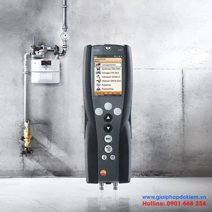 Máy đo áp suất và xác định khí rò rỉ testo 324