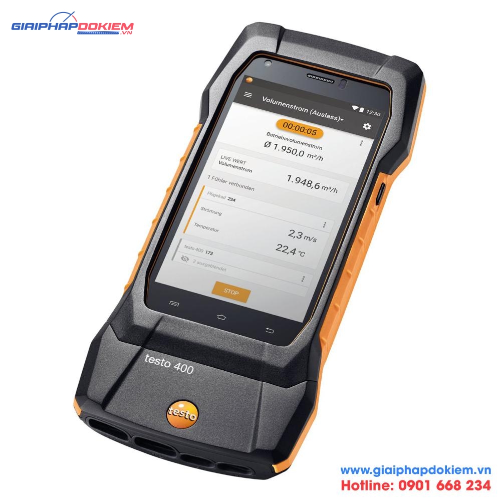 Máy đo chất lượng không khí (IAQ) đa năng – testo 400 2 Máy đo chất lượng không khí (IAQ) đa năng – testo 400