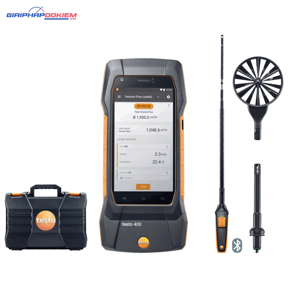Máy đo chất lượng không khí (IAQ) đa năng – testo 400 6 Máy đo chất lượng không khí (IAQ) đa năng – testo 400