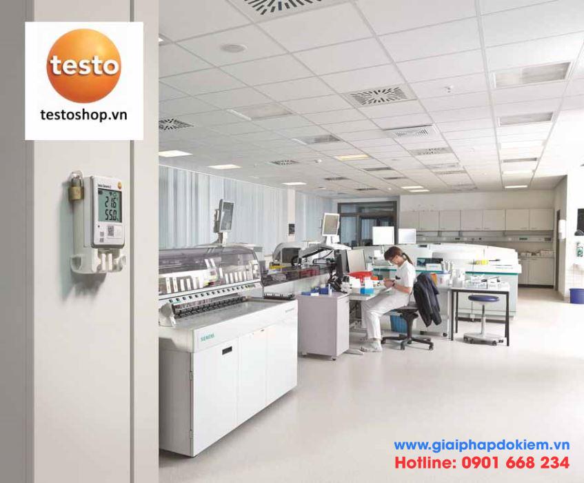 Máy đo ghi nhiệt độ/độ ẩm không dây testo Saveris 2