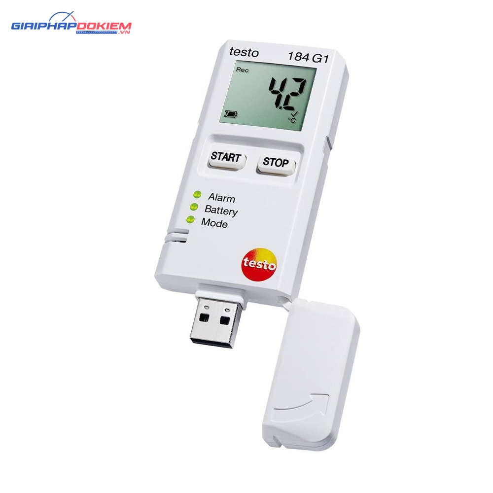 Máy đo ghi nhiệt độ, độ ẩm, sốc Testo 184 G1 5 Máy đo ghi nhiệt độ, độ ẩm, sốc testo 184 G1