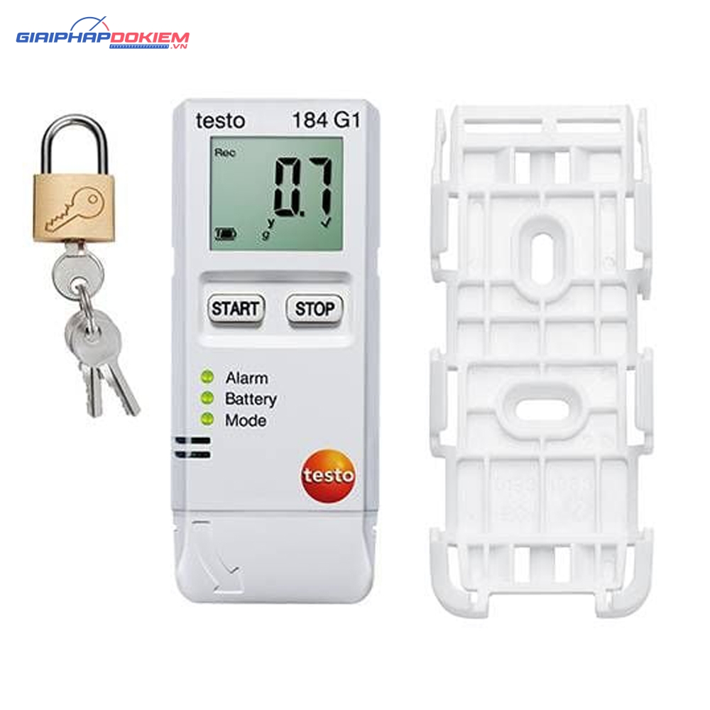 Máy đo ghi nhiệt độ, độ ẩm, sốc Testo 184 G1 4 Máy đo ghi nhiệt độ, độ ẩm, sốc testo 184 G1