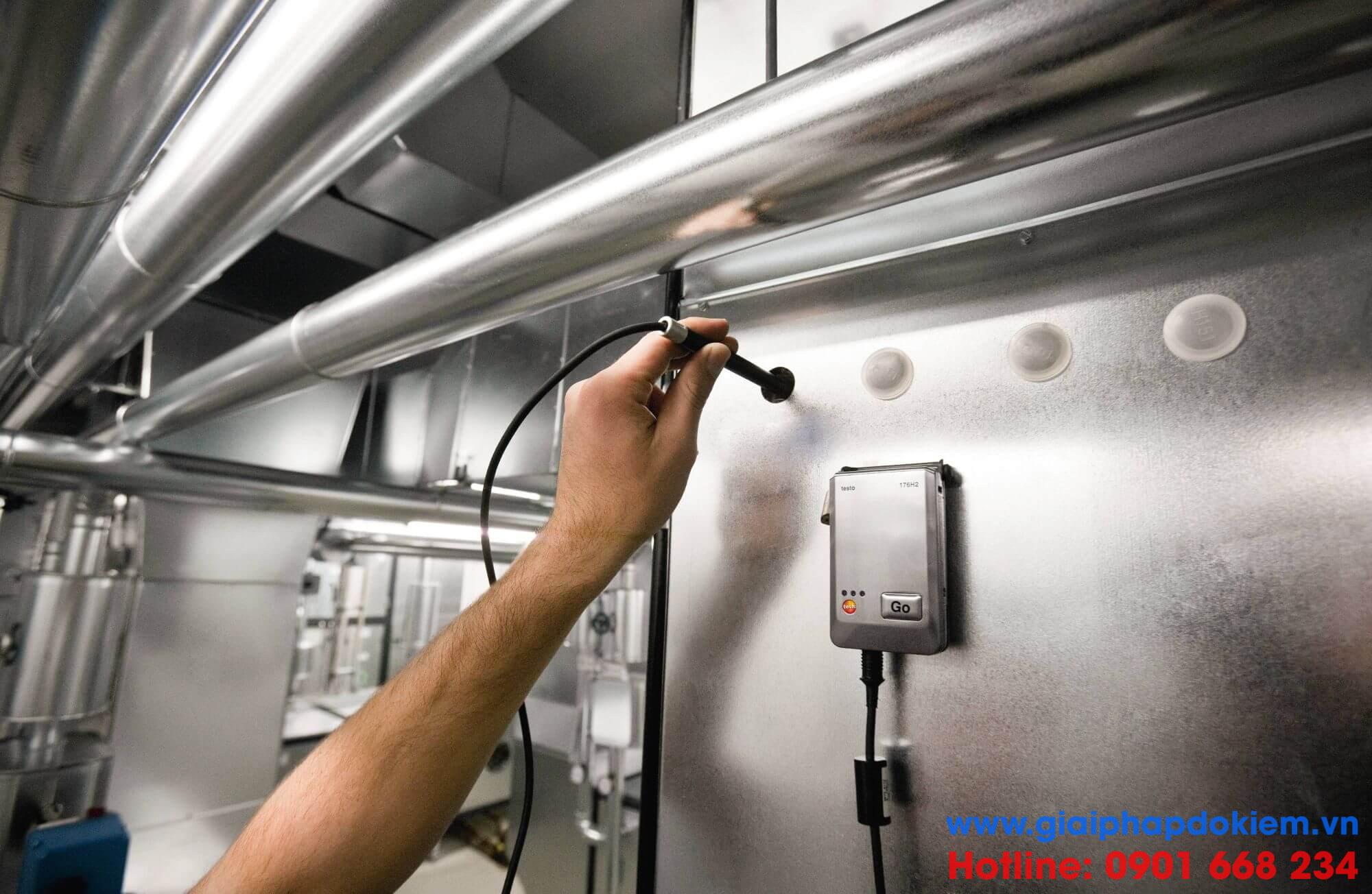 Máy đo ghi nhiệt độ, độ ẩm testo 176 H2 (4 kênh)