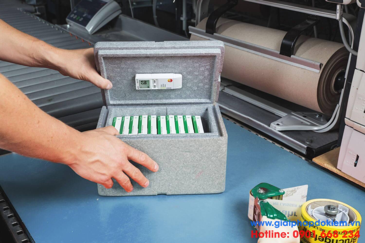 Máy đo ghi nhiệt độ, độ ẩm testo 184 H1 Máy đo ghi nhiệt độ, độ ẩm testo 184 H1