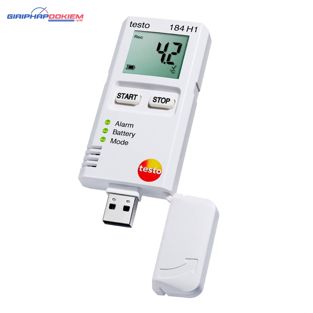 Máy đo ghi nhiệt độ, độ ẩm Testo 184 H1 5 Máy đo ghi nhiệt độ, độ ẩm testo 184 H1