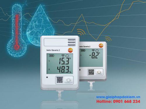 Máy đo ghi nhiệt độ, độ ẩm testo Saveris 2-H1
