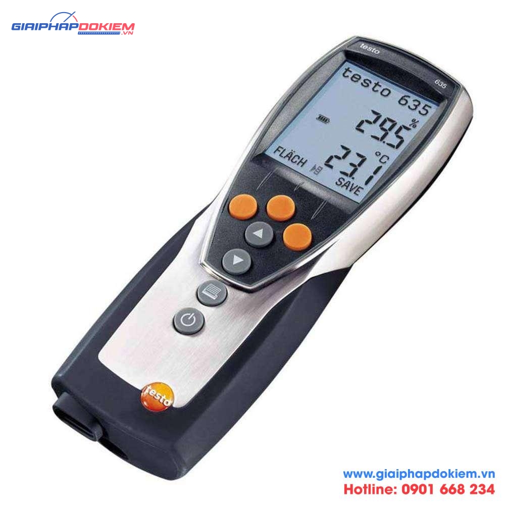 Máy đo nhiệt độ, độ ẩm, áp suất testo 635-1 2 Máy đo nhiệt độ, độ ẩm, áp suất testo 635-1