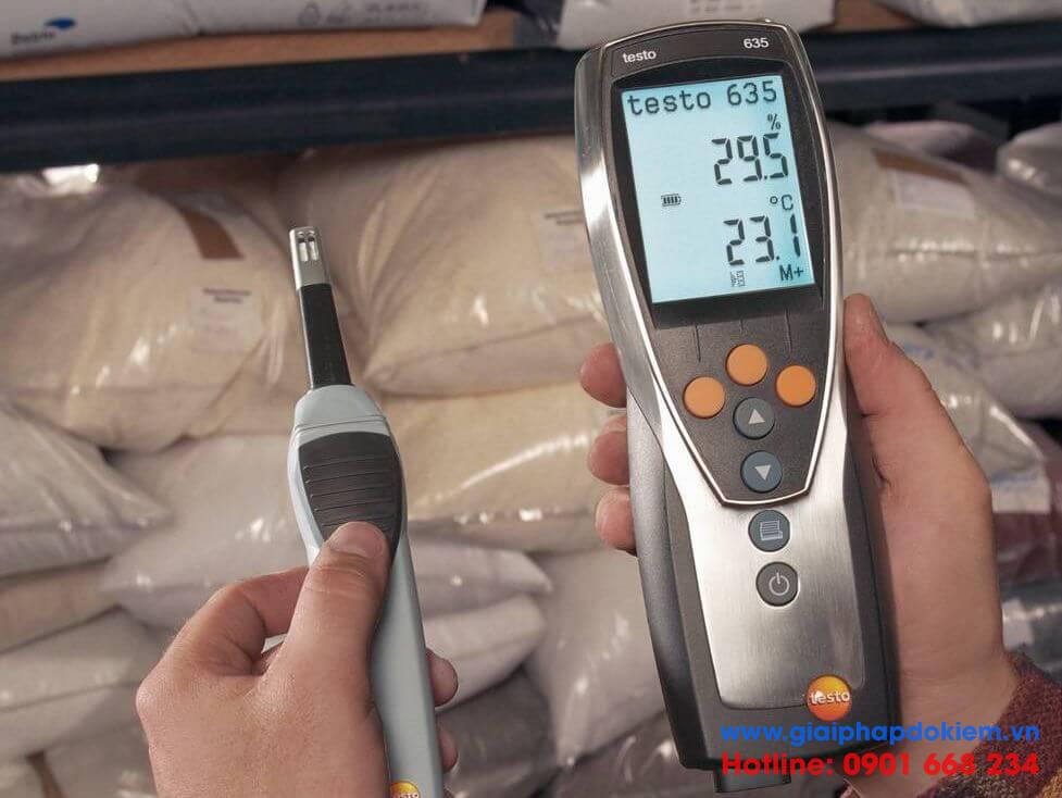 Máy đo nhiệt độ, độ ẩm, áp suất testo 635-1