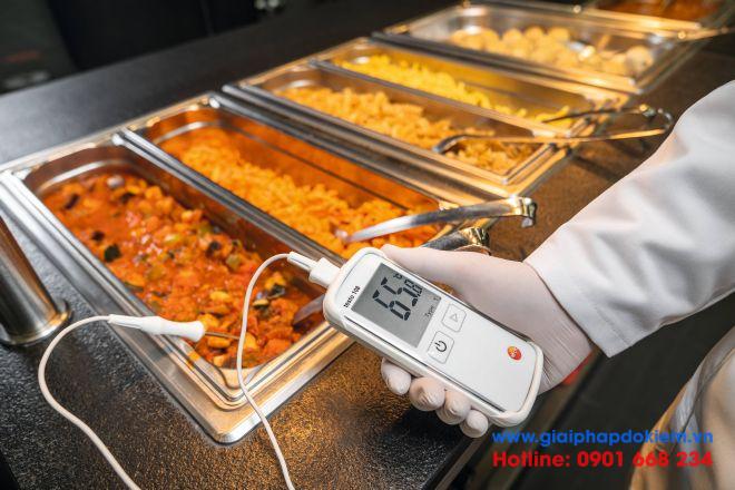Máy đo nhiệt độ HACCP Testo 108 11 Máy đo nhiệt độ HACCP testo 108