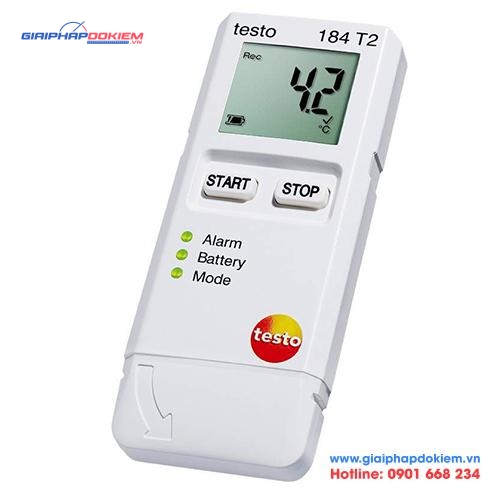 Máy đo nhiệt độ tự ghi Testo 184 T2 5 Máy đo nhiệt độ tự ghi testo 184 T2