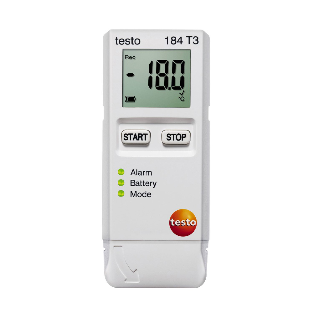 Máy đo nhiệt độ tự ghi Testo 184 T3 3 Máy đo nhiệt độ tự ghi testo 184 T3