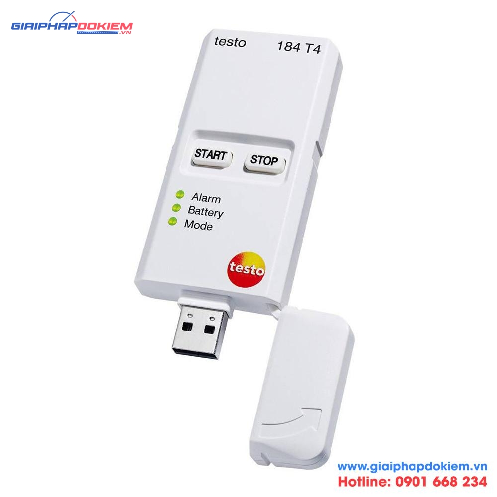 Máy đo nhiệt độ tự ghi Testo 184 T4 4 Máy đo nhiệt độ tự ghi testo 184 T4