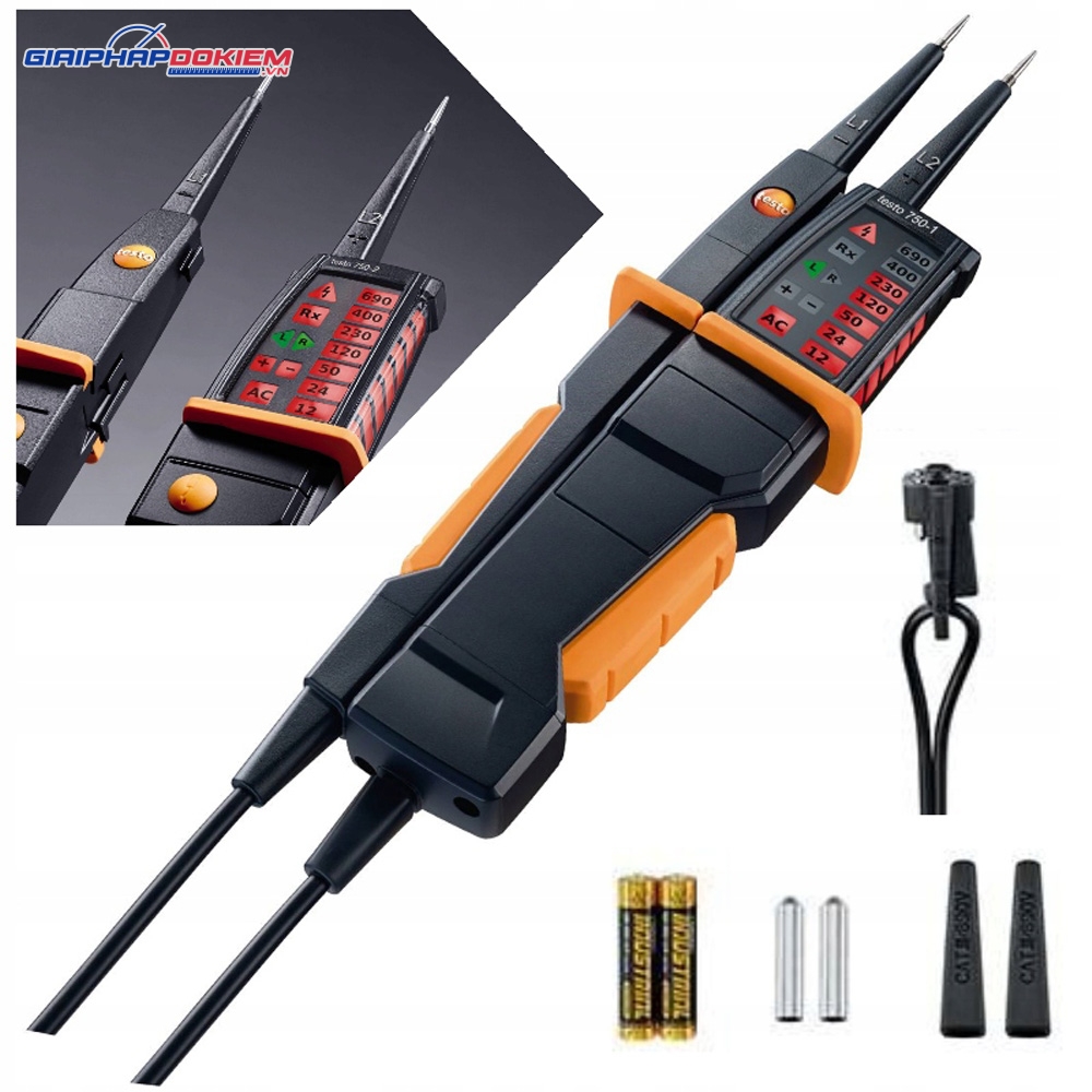 Máy kiểm tra điện áp Testo 750-1 7 Máy kiểm tra điện áp testo 750-1