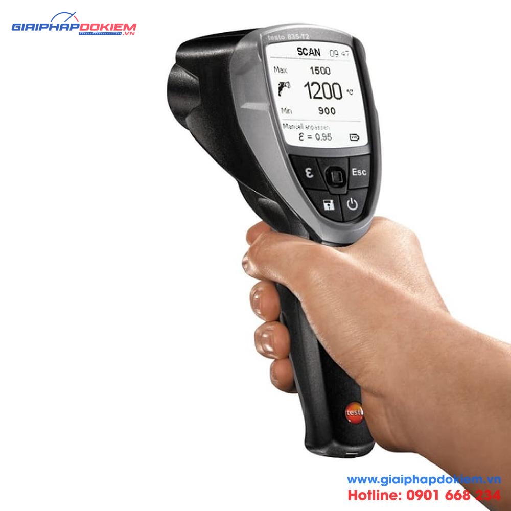 Nhiệt kế hồng ngoại Testo 835-T2 4 Nhiệt kế hồng ngoại testo 835-T2