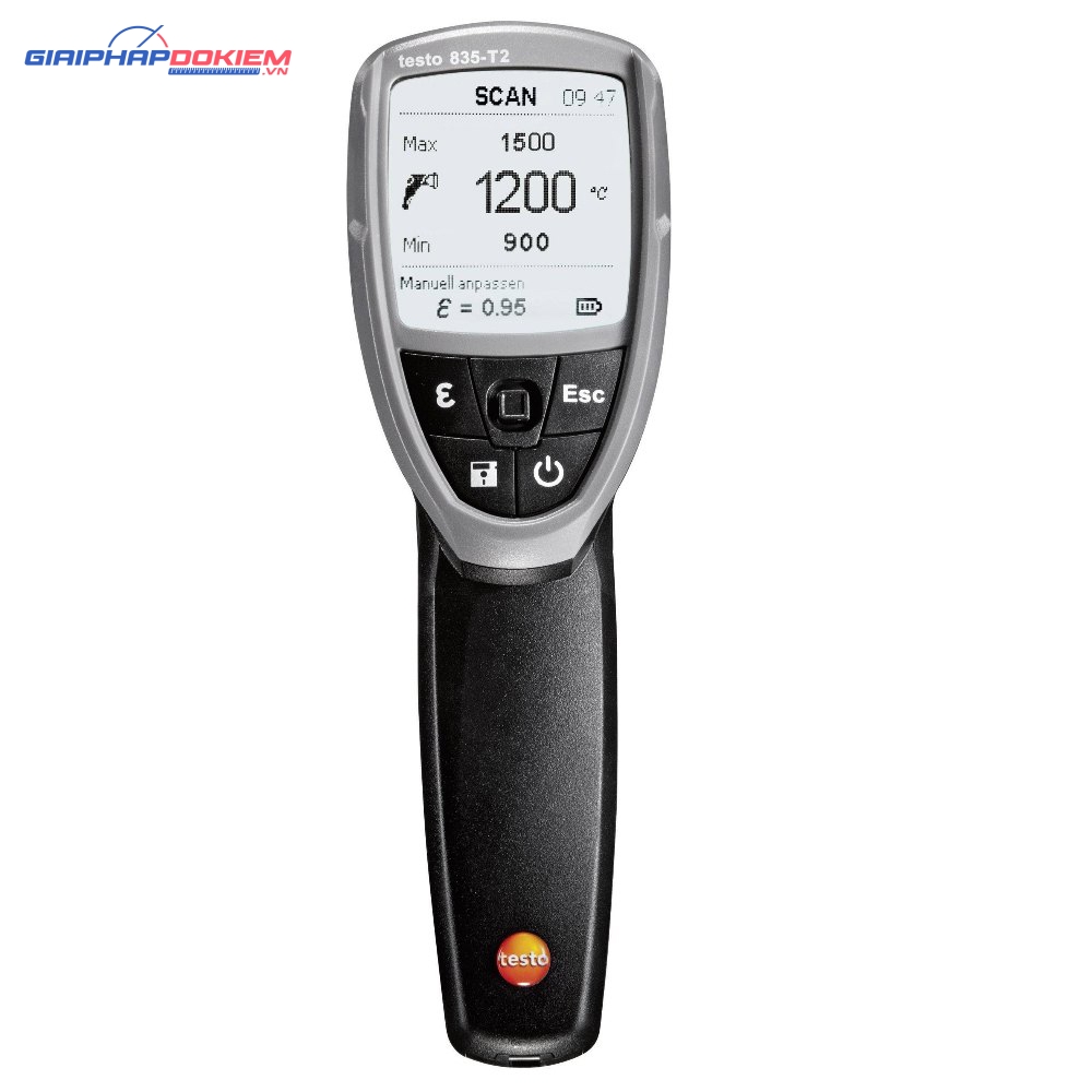 Nhiệt kế hồng ngoại Testo 835-T2 5 Nhiệt kế hồng ngoại testo 835-T2