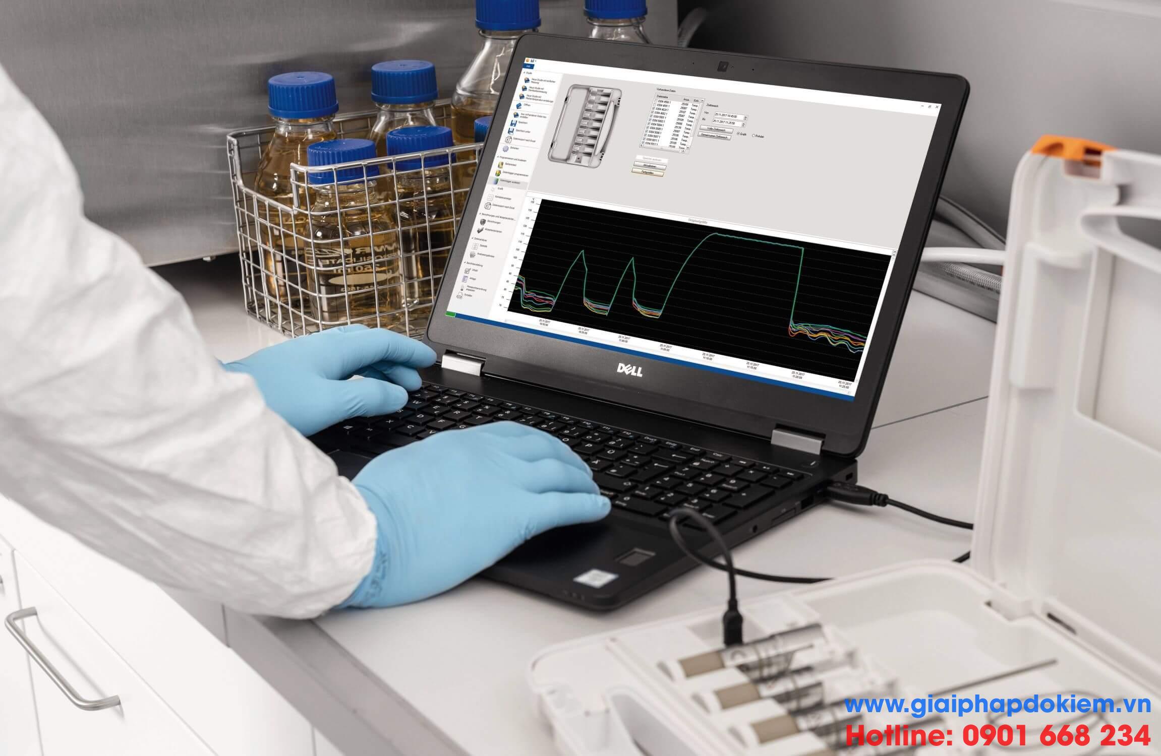 Bộ ghi dữ liệu nhiệt độ testo 190-T4 CFR Bộ ghi dữ liệu nhiệt độ testo 190-T4 CFR