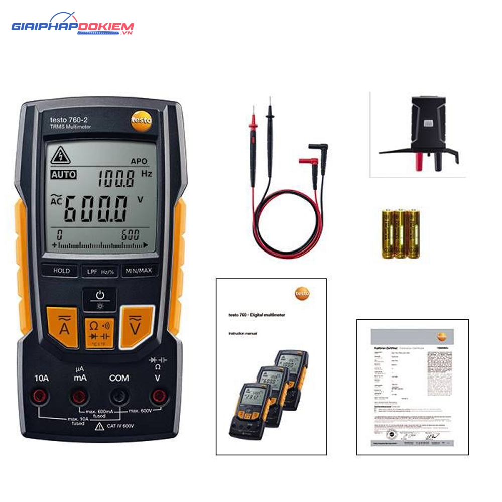 Vạn Năng Kế Kỹ Thuật Số Testo 760-2 10 Vạn Năng Kế Kỹ Thuật Số Testo 760-2