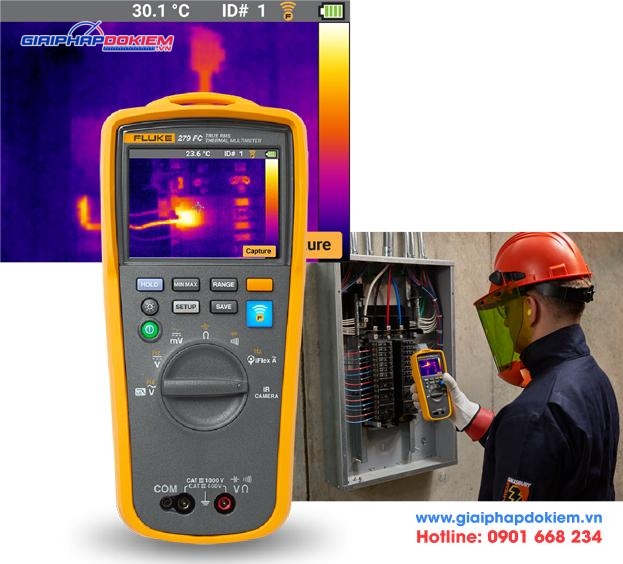 Đồng Hồ Đa Năng Kết Hợp Ảnh Nhiệt Fluke 279 FC 20 Đồng Hồ Đa Năng Kết Hợp Ảnh Nhiệt Fluke 279 FC