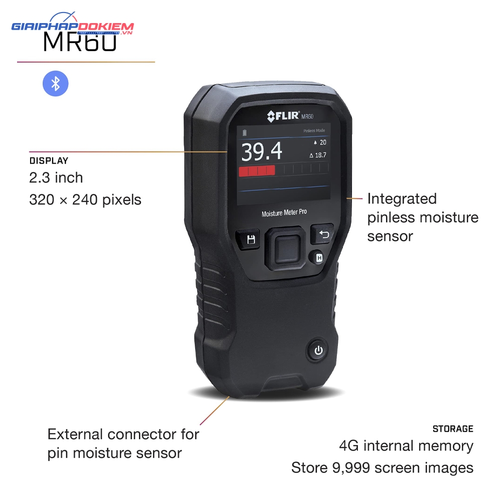 Thiết Bị Đo Độ Ẩm FLIR MR60 5 Thiết Bị Đo Độ Ẩm FLIR MR60