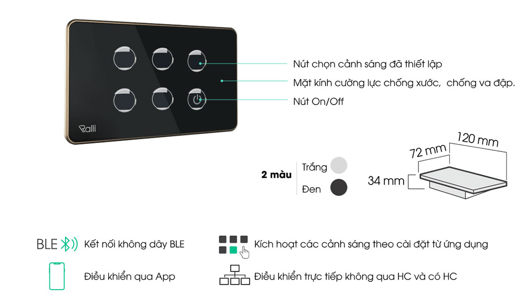 Bảng điều khiển cảnh Rạng Đông RD-SC06.CN Bảng điều khiển cảnh Rạng Đông RD-SC06.CN