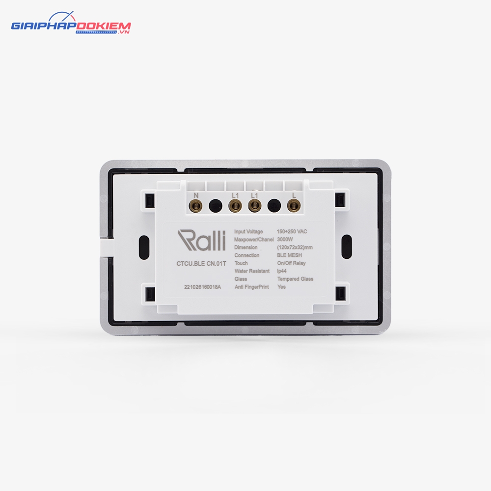 Công tắc thông minh Rạng Đông CTCU.BLE CN.01T 6 Công tắc thông minh Rạng Đông CTCU.BLE CN.01T