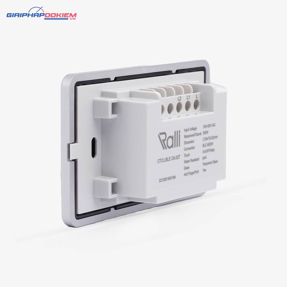 Công tắc thông minh Rạng Đông CTCU.BLE CN.02T 6 Công tắc thông minh Rạng Đông CTCU.BLE CN.02T