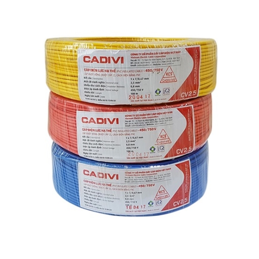 Dây cáp điện Cadivi CV-2.5