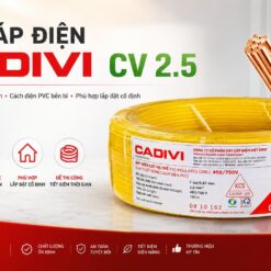 Dây Cáp Điện Cadivi CV 2.5 17 Giới thiệu về dây cáp điện Cadivi CV 2.5