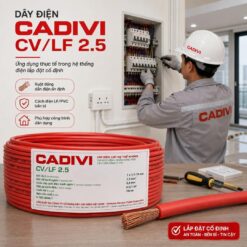 Dây Cáp Điện Cadivi CV 2.5 18 Ứng dụng dây cáp điện Cadivi 2.5