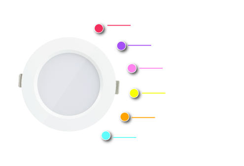 Đèn LED âm trần Downlight thông minh Rạng Đông AT20.BLE 90/7W Đèn LED âm trần Downlight thông minh Rạng Đông AT20.BLE 90/7W