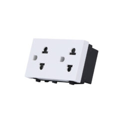 Hạt ổ cắm âm tường Rạng Đông HOC02 2C/16A