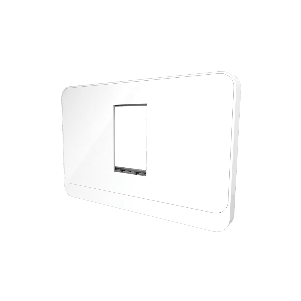 Mặt công tắc ổ cắm âm tường Rạng Đông MOC01 80x120x9/1H