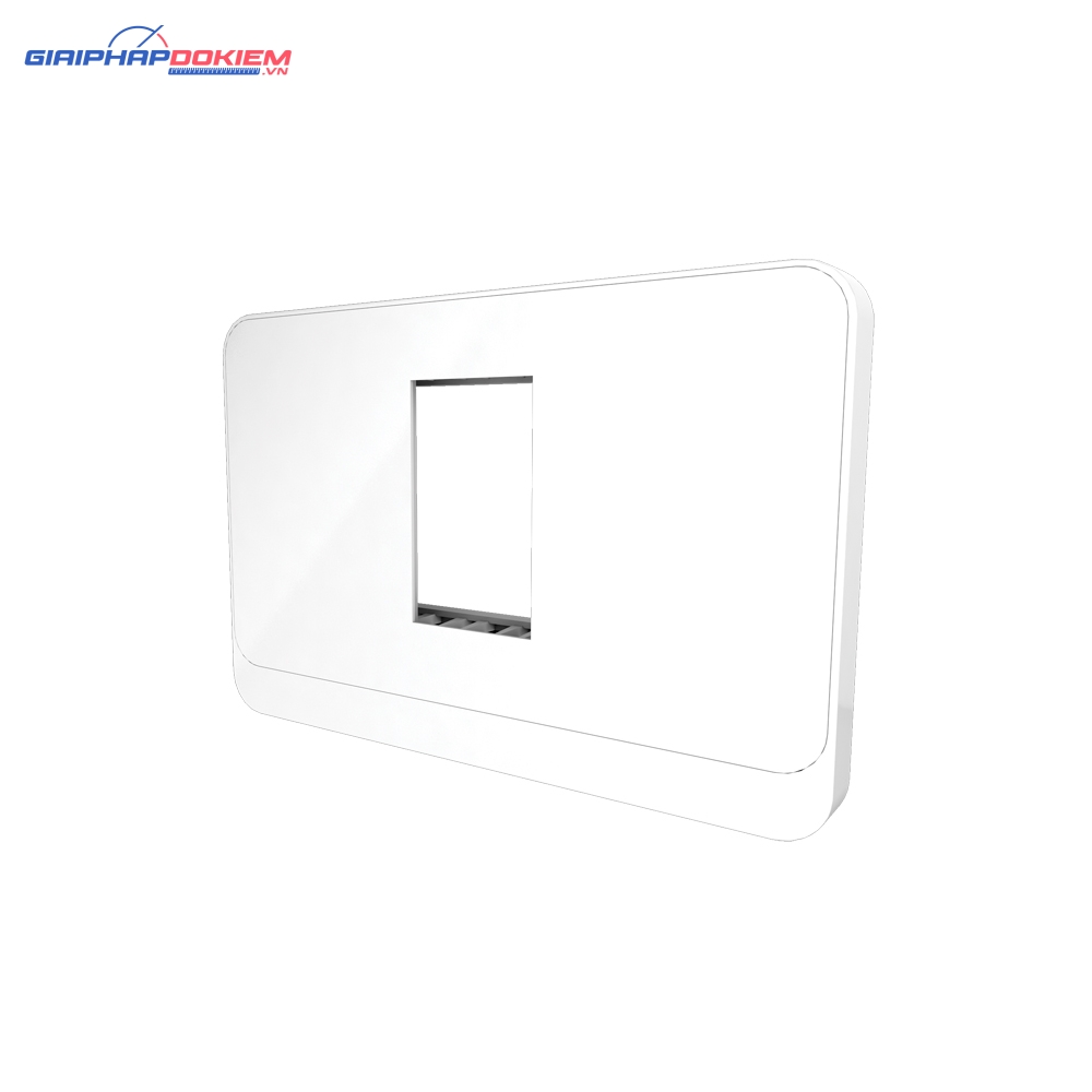 Mặt công tắc ổ cắm âm tường Rạng Đông MOC01 80x120x9/1H 1 Mặt công tắc ổ cắm âm tường Rạng Đông MOC01 80x120x9/1H
