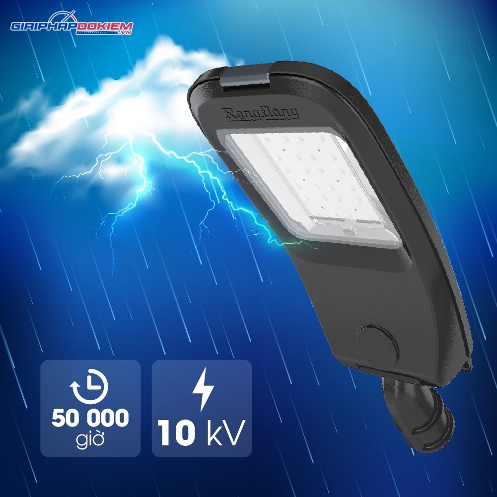 Đèn LED chiếu sáng đường Rạng Đông CSD08 200W 3 Đèn LED chiếu sáng đường Rạng Đông CSD08 200W