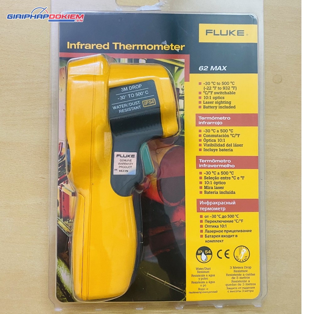 Súng đo nhiệt độ bằng hồng ngoại FLUKE 62 MAX 27 Súng đo nhiệt độ bằng hồng ngoại FLUKE 62 MAX - Ảnh 12