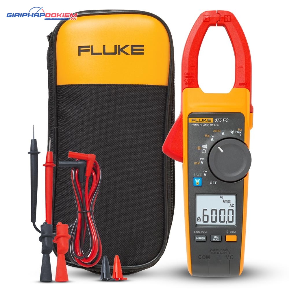 Ampe Kìm Đo Dòng AC/DC FLUKE 375 FC (600A; True RMS) 11 Ampe Kìm Đo Dòng AC/DC FLUKE 375 FC (600A; True RMS)